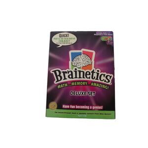BRAINETICS DELUXE SET DVD's 1-7 Math Memory AGES 9-99